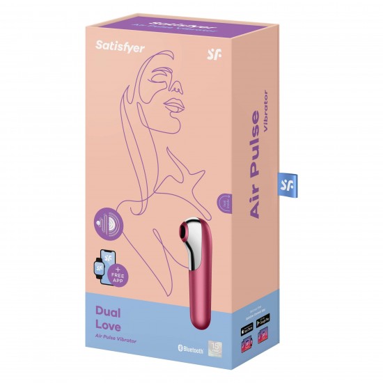 Satisfyer Dual Love okos léghullámos csiklóizgató vibrátor
