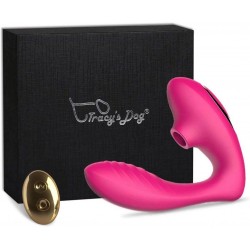 Tracys Dog Pro2 rádiós léghullámos csiklóizgató vibrátor - pink