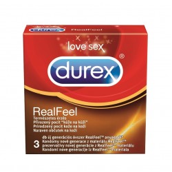 Durex Real Feel Latex mentes óvszer 3 db