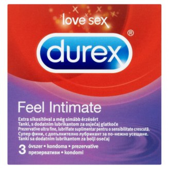 Durex Feel Intimate óvszer 3 db