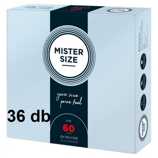 Mister Size 60mm vékony óvszer-36db
