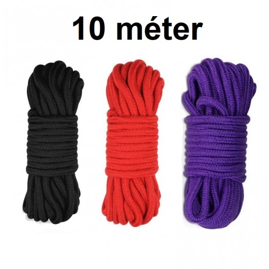 Bondage kötél több színben - 10m