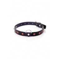 Red Point műbőr nyakörv 2cm