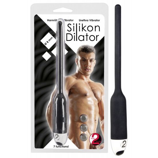DILATOR - szilikon húgycsővibrátor 8mm