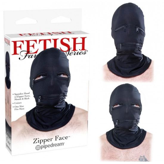 Zipper Face Hood maszk