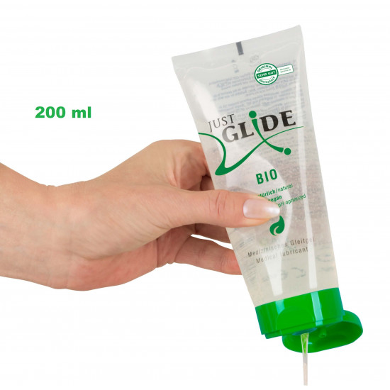 Just Glide Bio vízbázisú Vegán síkosító 200ml