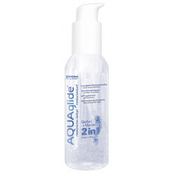 AQUAglide 2 in 1 síkosító és masszázs gél 125 ml