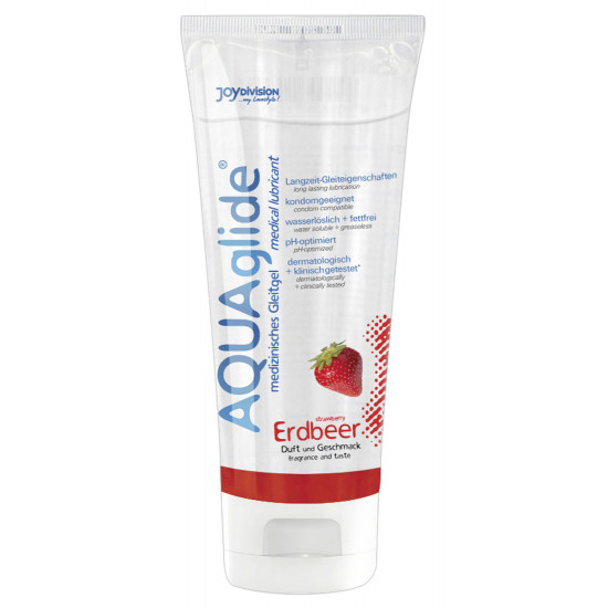 AQUAglide eper ízű síkosító 100 ml
