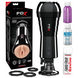 PDX Elite Cock Compressor szívó vibráló maszturbátor