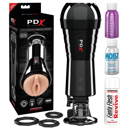 PDX Elite Cock Compressor szívó vibráló maszturbátor