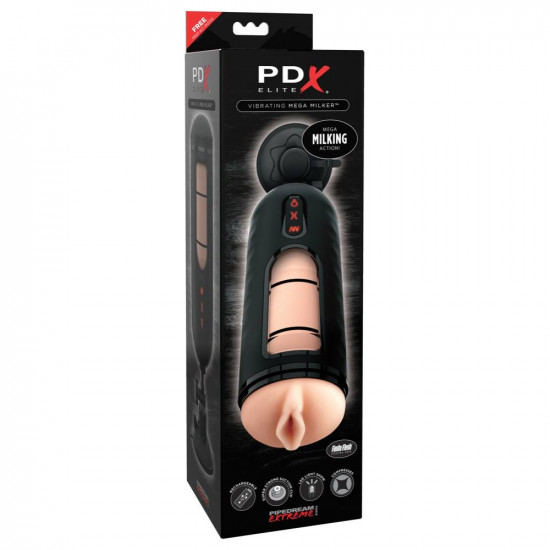 PDX Elite Mega Milker vibráló péniszfejő maszturbátor
