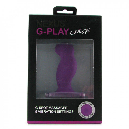 Nexus G-Play Large vibrátoros dildó - lila
