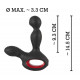 Massager akkus, rádiós, forgó, melegítős prosztata masszírozó