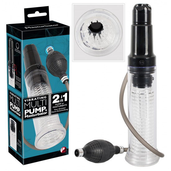 2in1 - péniszpumpa és masztubátor