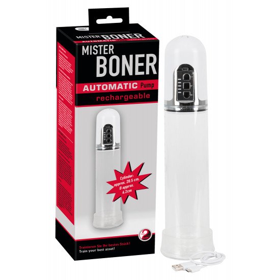 Mister Boner akkus automata péniszpumpa