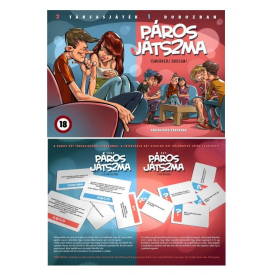 Páros Játszma - Ismerkedj okosan társasjáték